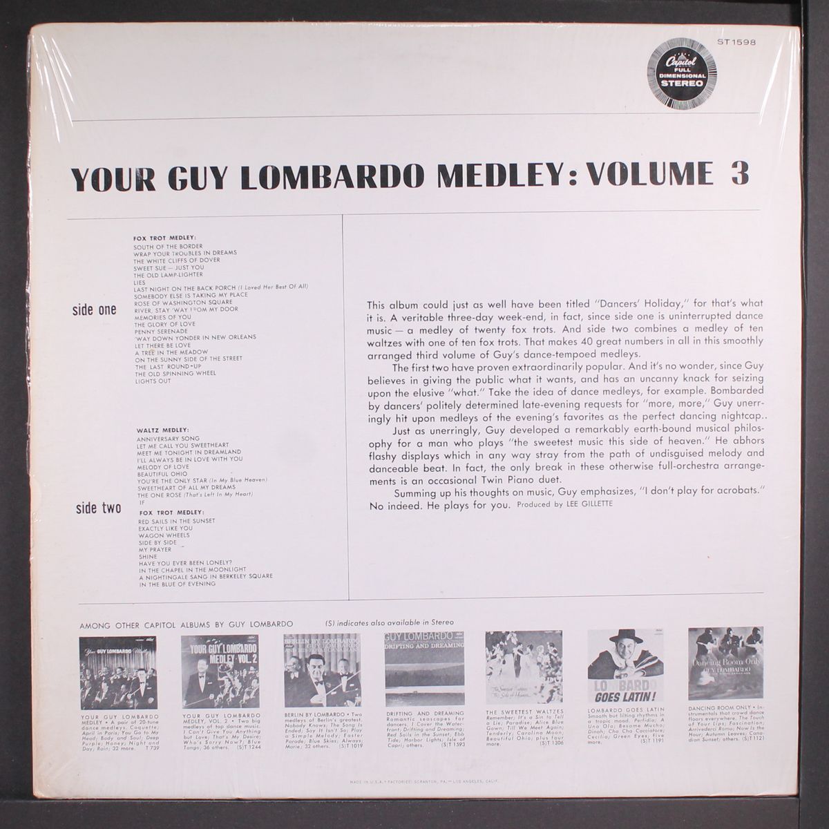 your medley, vol. 3 by GUY LOMBARDO