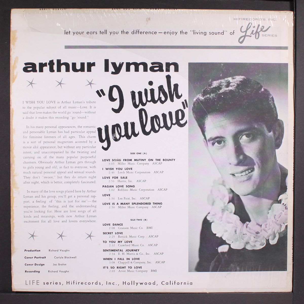 i wish you love by ARTHUR LYMAN