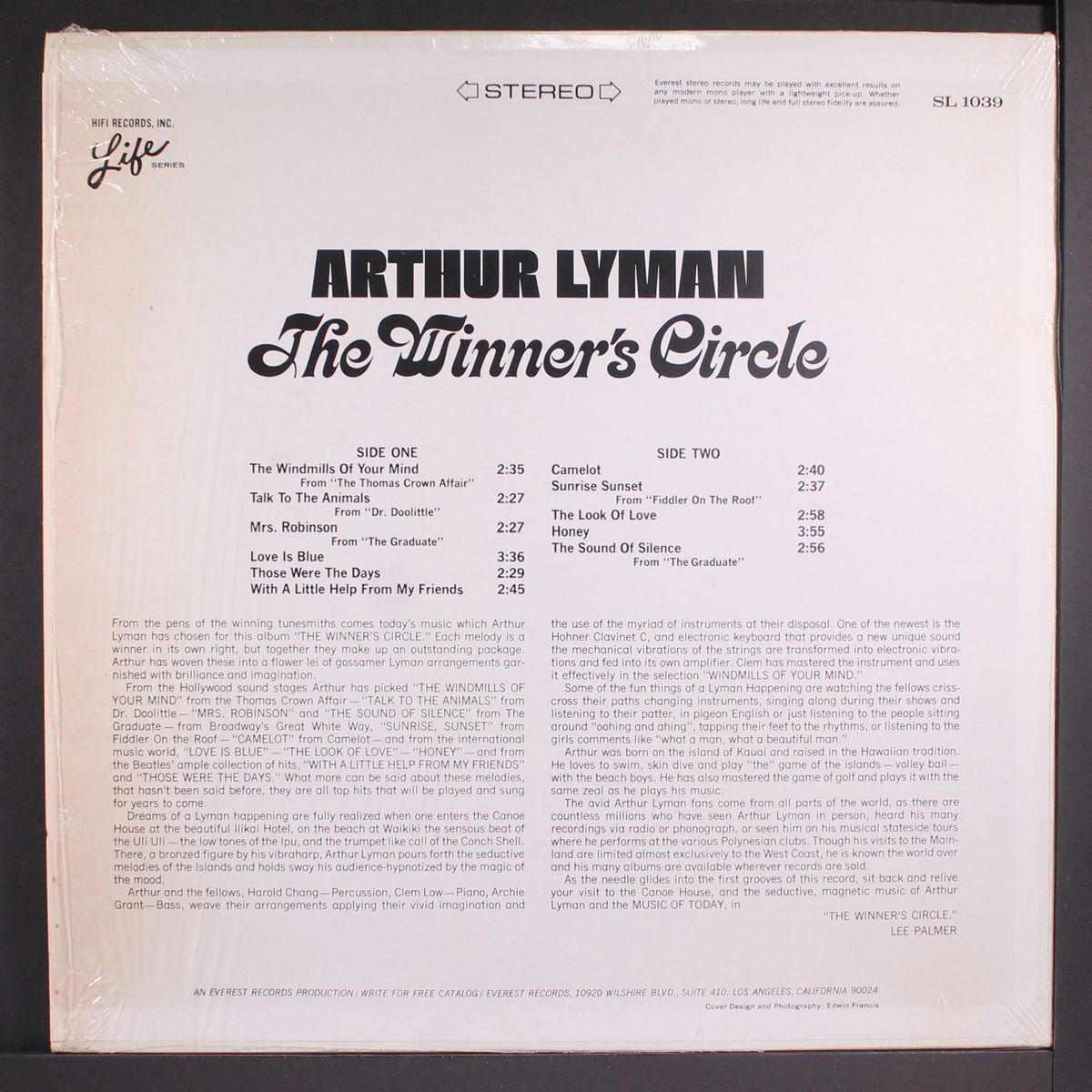 the winner's circle by ARTHUR LYMAN