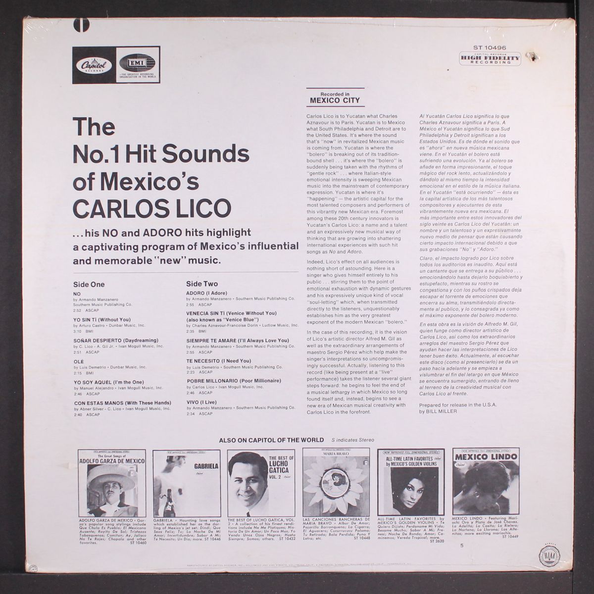 the no. 1 hit sounds by CARLOS LICO