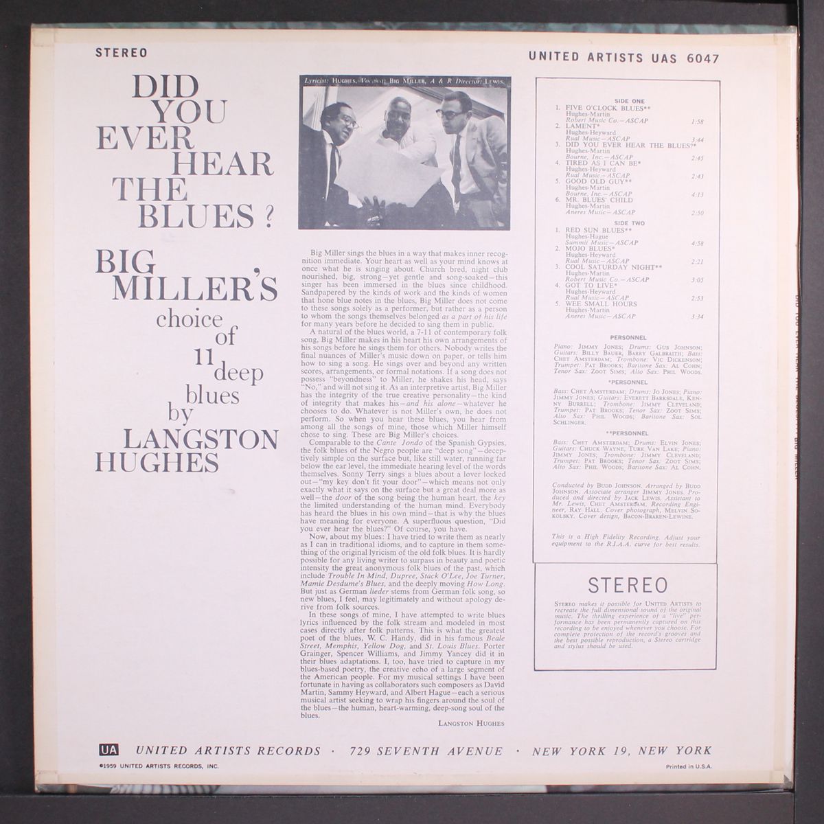 did you ever hear the blues? by BIG MILLER