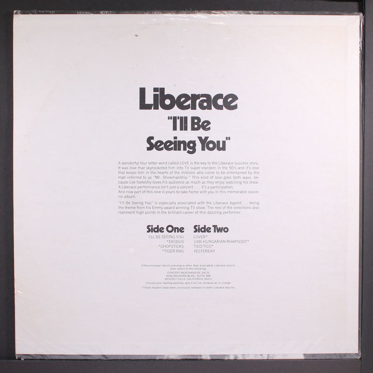 i'll be seeing you by LIBERACE