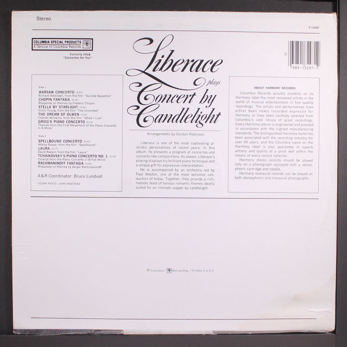 concert by moonlight by LIBERACE