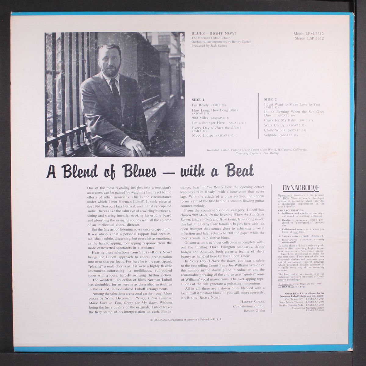 blues-right now! by NORMAN LUBOFF CHOIR