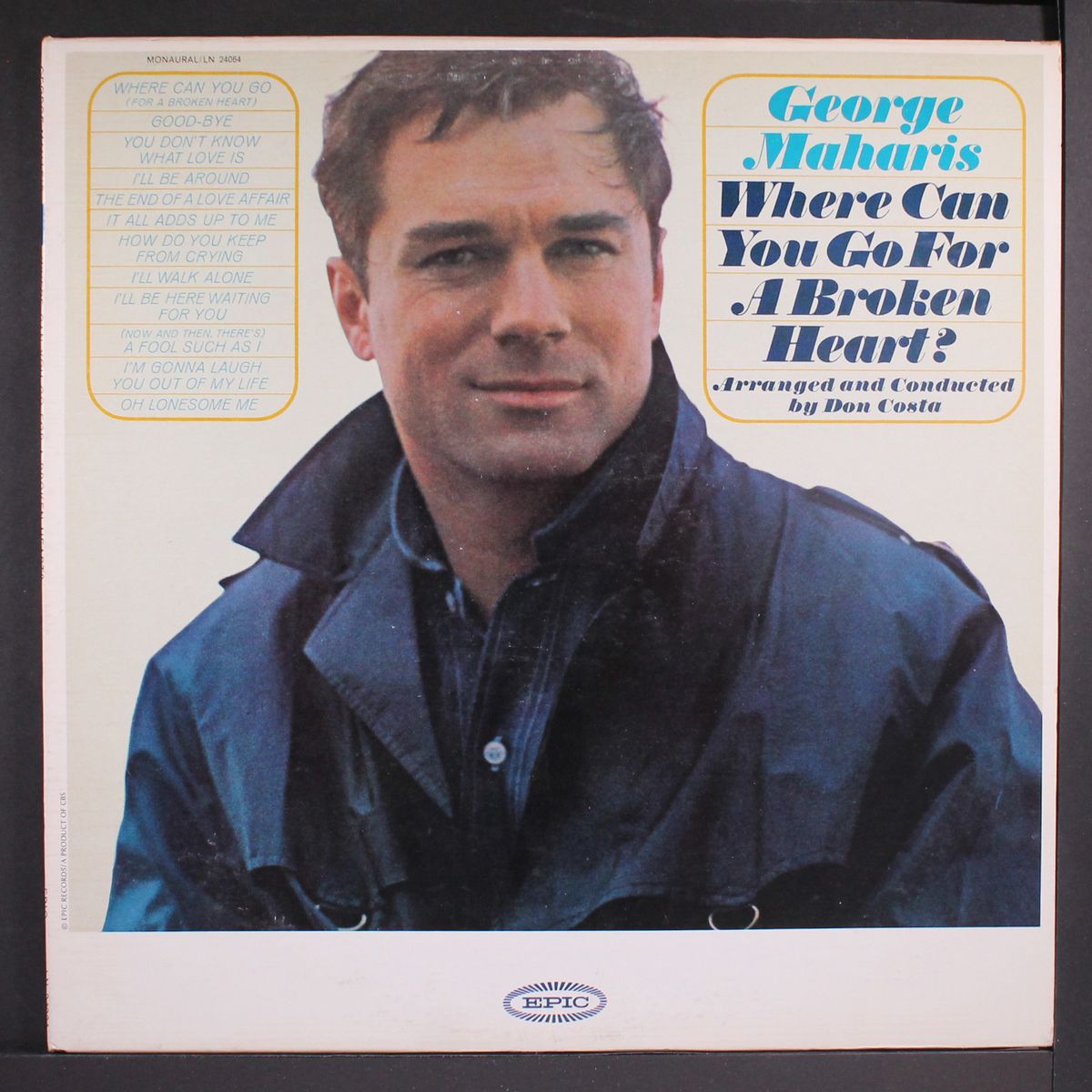 where can you go for a broken heart? by GEORGE MAHARIS