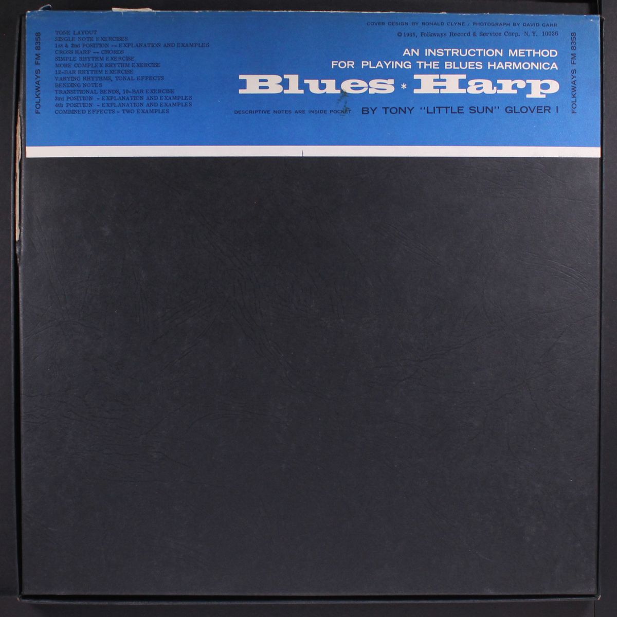 blues harp, an instruction method by TONY 'LITTLE SUN' GLOVER