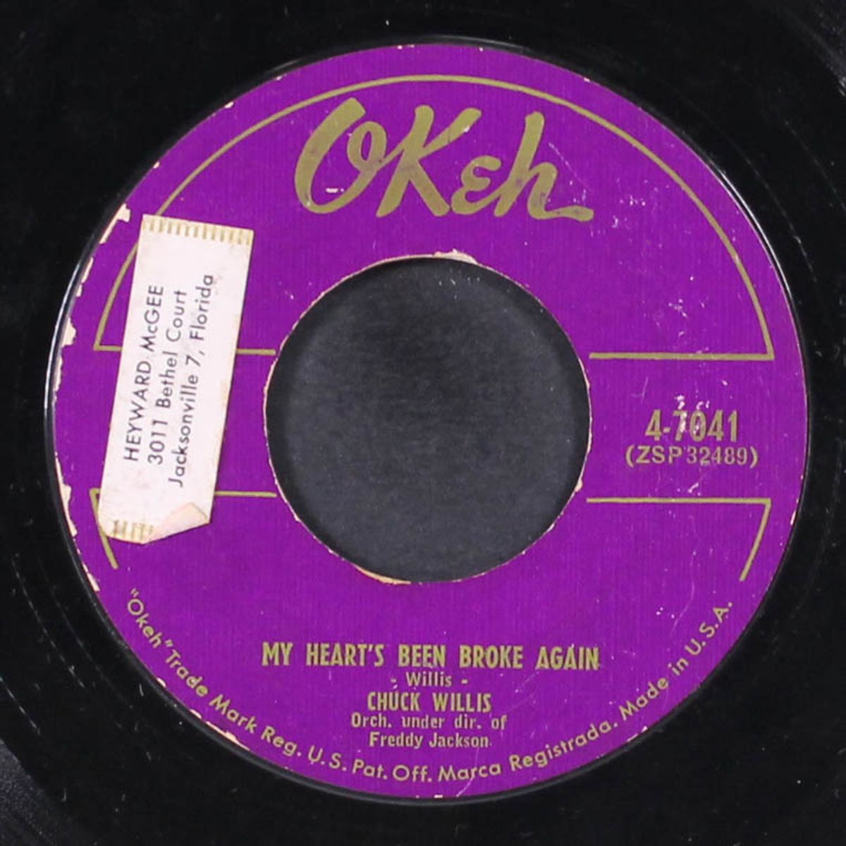change my mind / my heart's been broke again by CHUCK WILLIS
