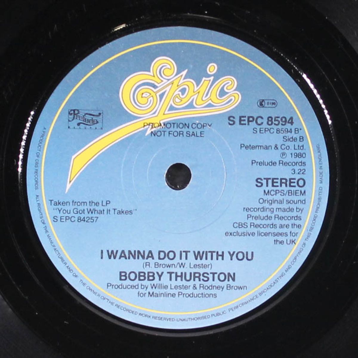 you got what it takes / i wanna do it with you by BOBBY THURSTON