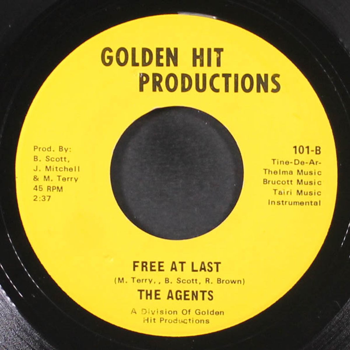 free at last / instrumental by JAMES BARNES & AGENTS