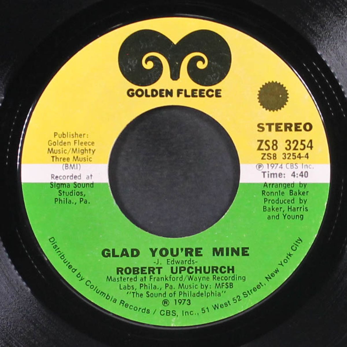 the devil made me do it / glad you're mine by ROBERT UPCHURCH