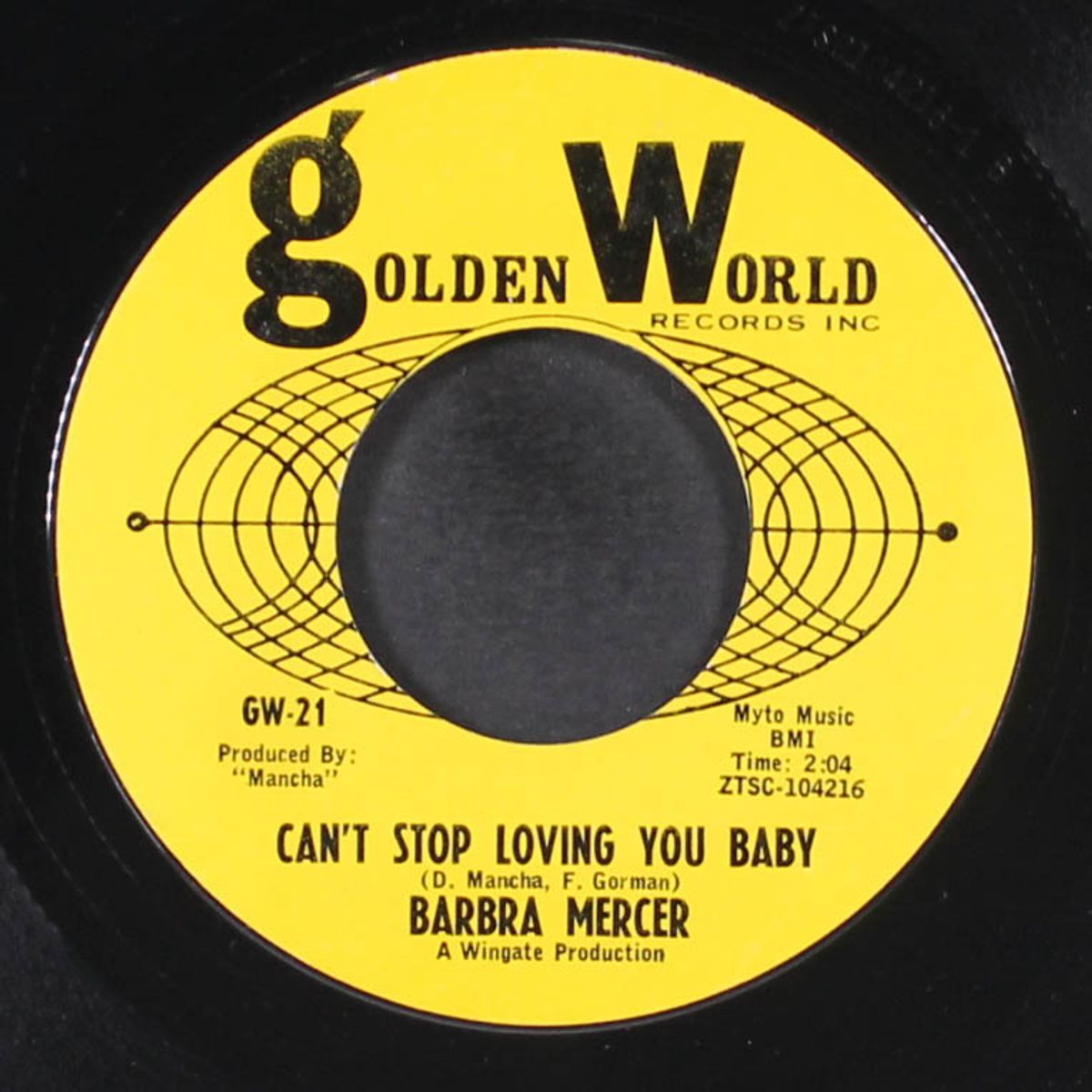 hey! / can't stop loving you baby by BARBRA MERCER