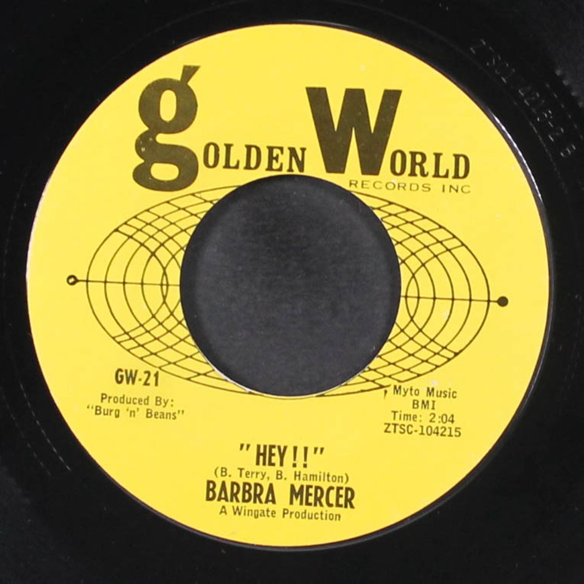 hey! / can't stop loving you baby by BARBRA MERCER