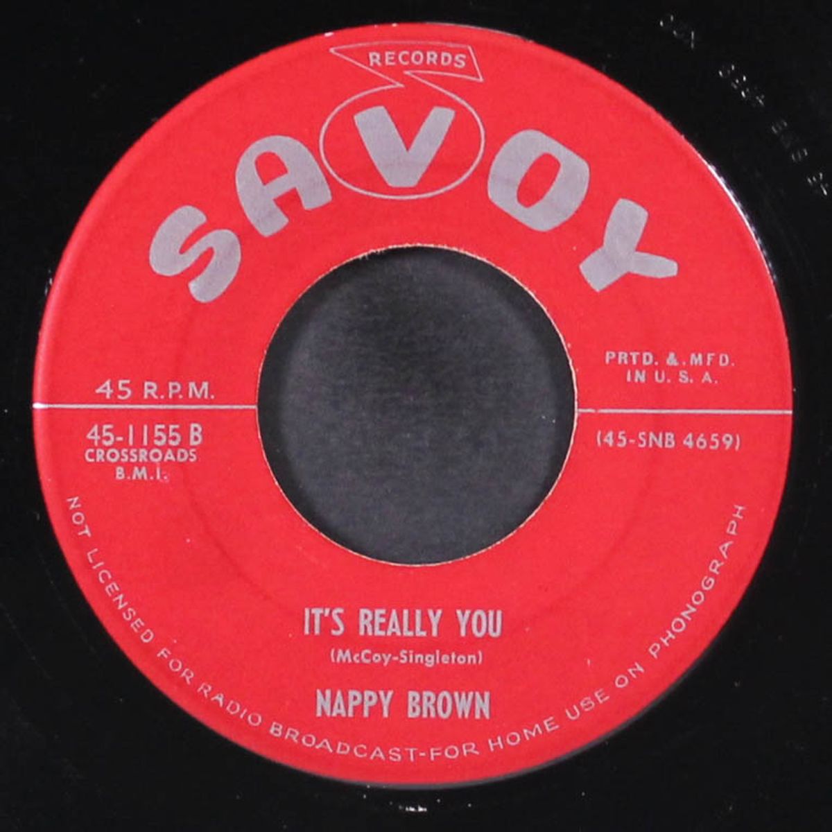 don't be angry / it's really you by NAPPY BROWN