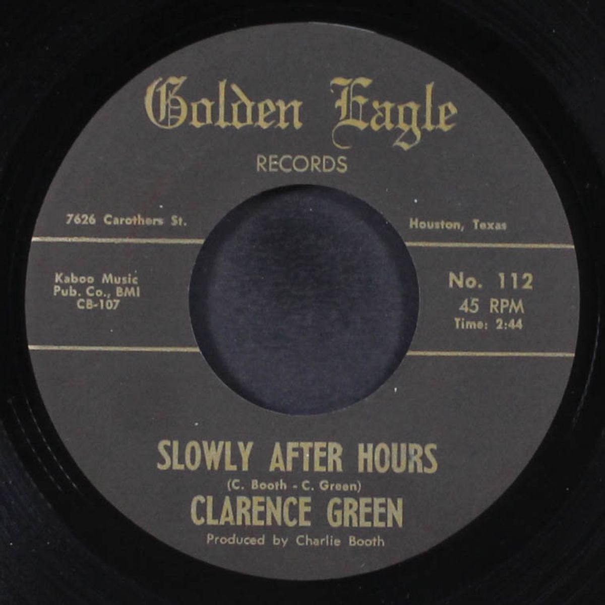 empty house of tears / slowly after hours by CLARENCE GREEN