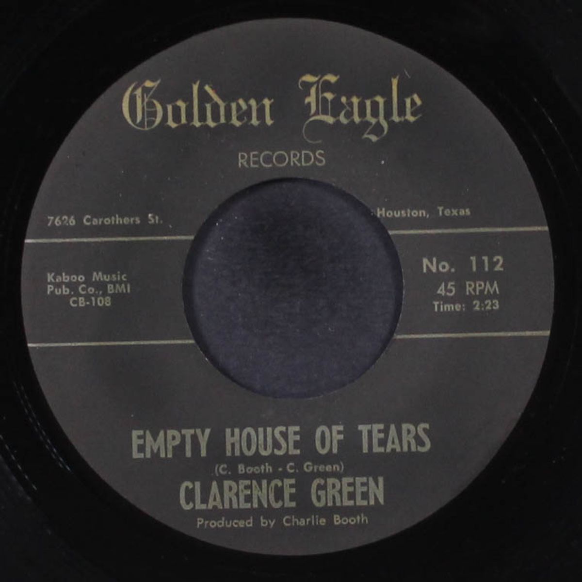 empty house of tears / slowly after hours by CLARENCE GREEN
