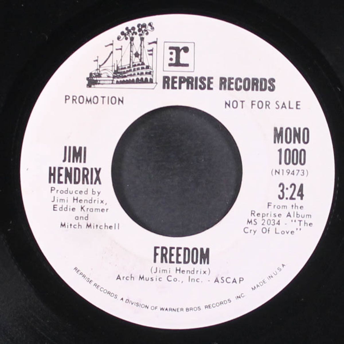 freedom / mono by JIMI HENDRIX