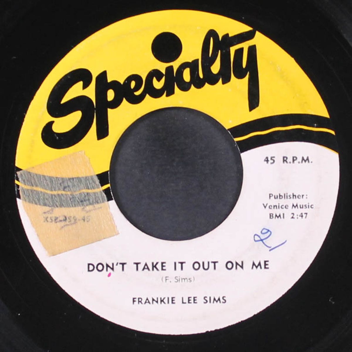 lucy mae blues / don't take it out on me by FRANKIE LEE SIMS