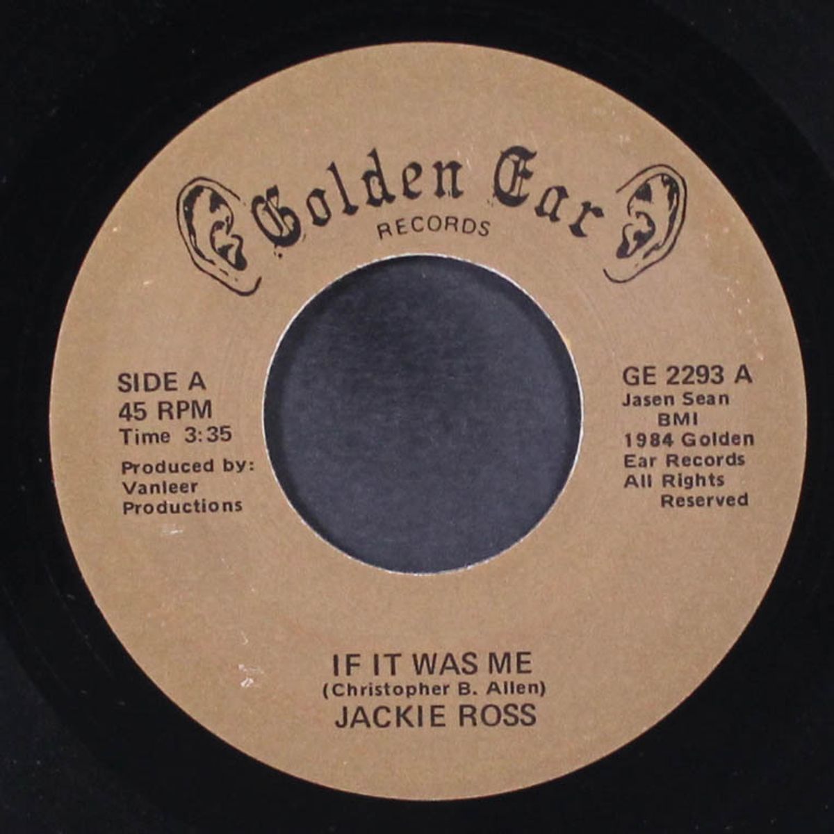 atomic love / if it was me by JACKIE ROSS