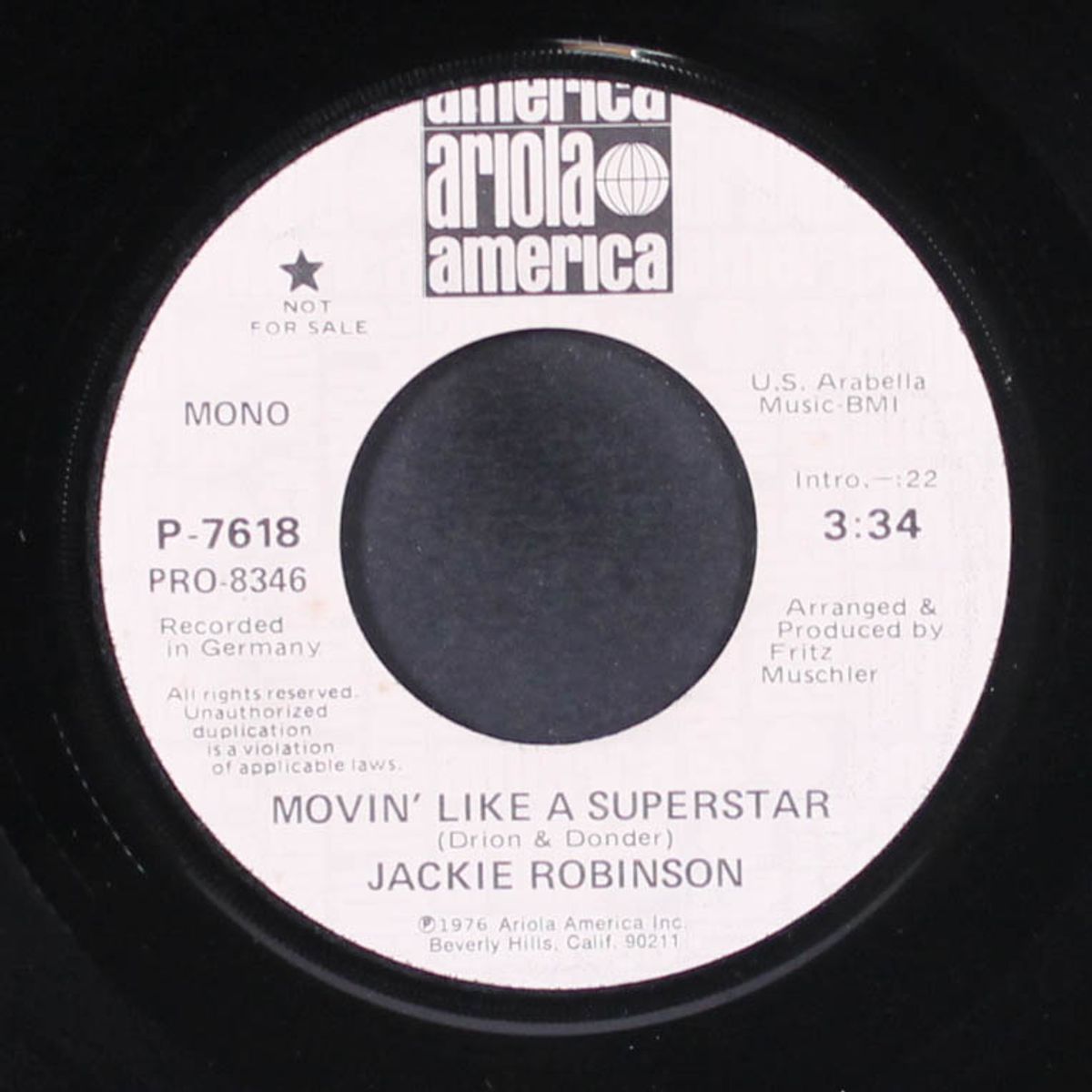 movin' like a superstar by JACKIE ROBINSON