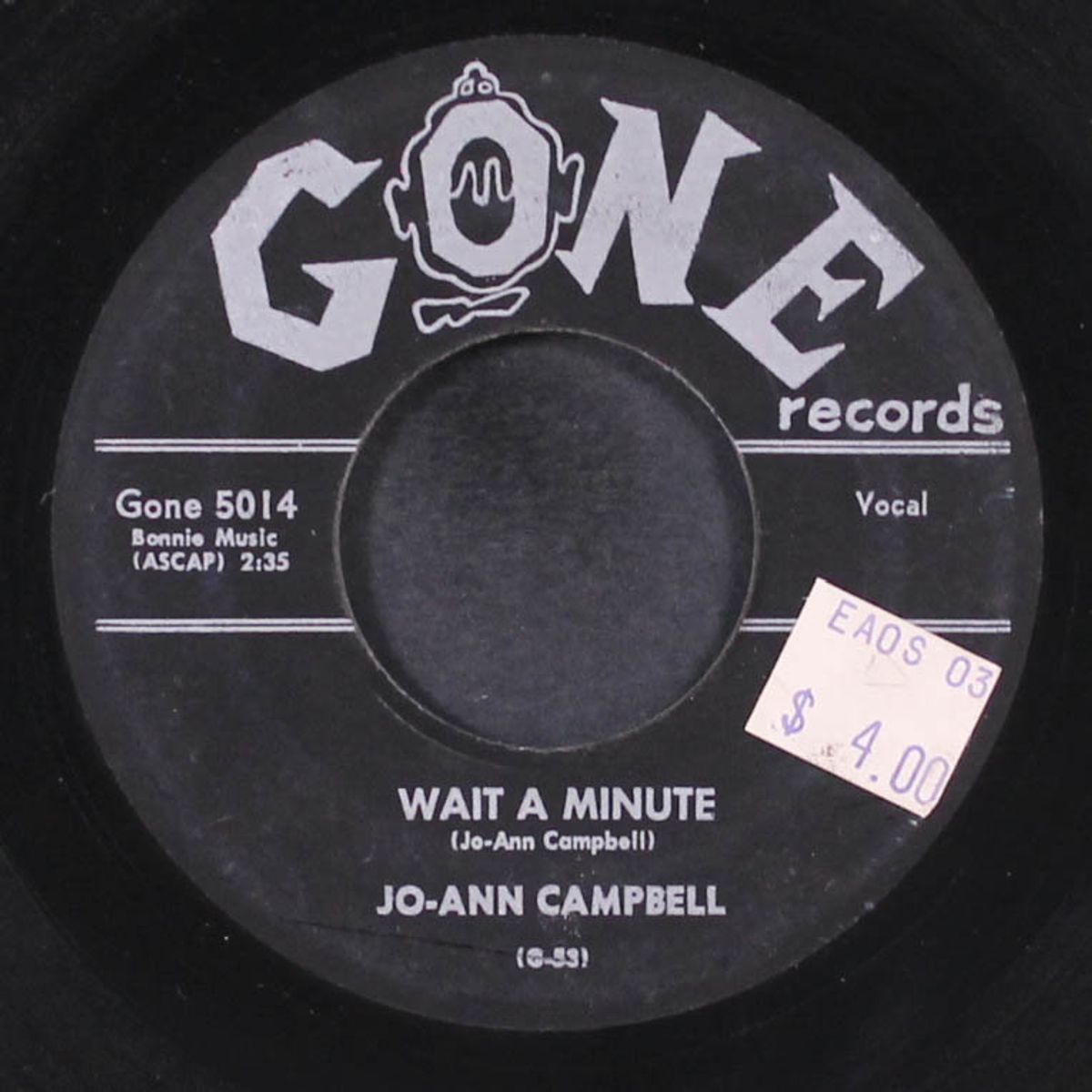 wait a minute / i'm in love with you by JO-ANN CAMPBELL