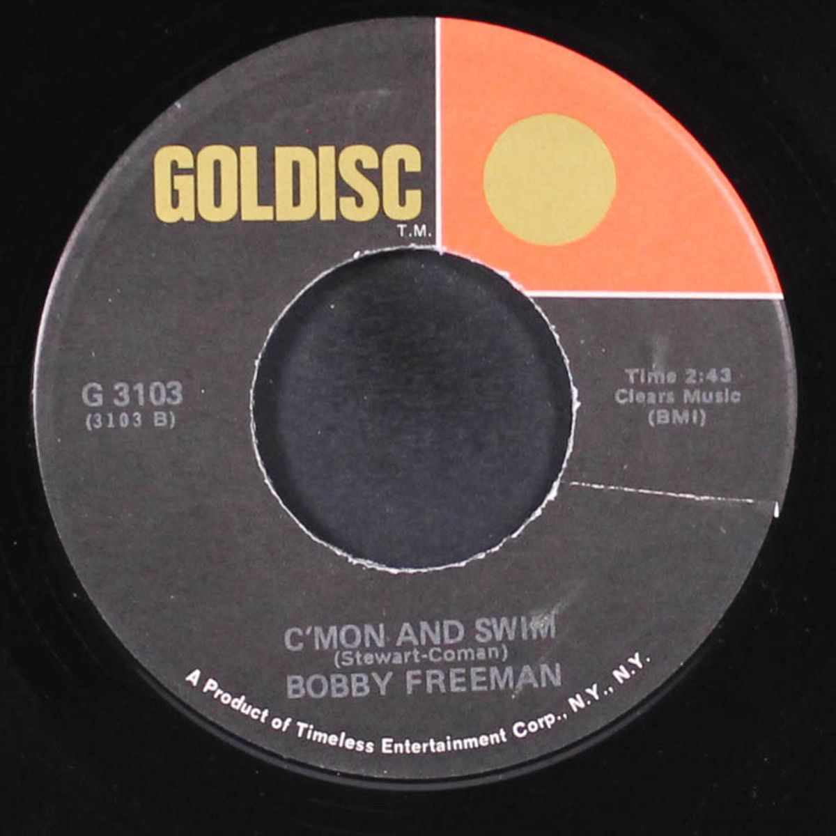 the duck / c'mon & swim by JACKIE LEE / BOBBY FREEMAN