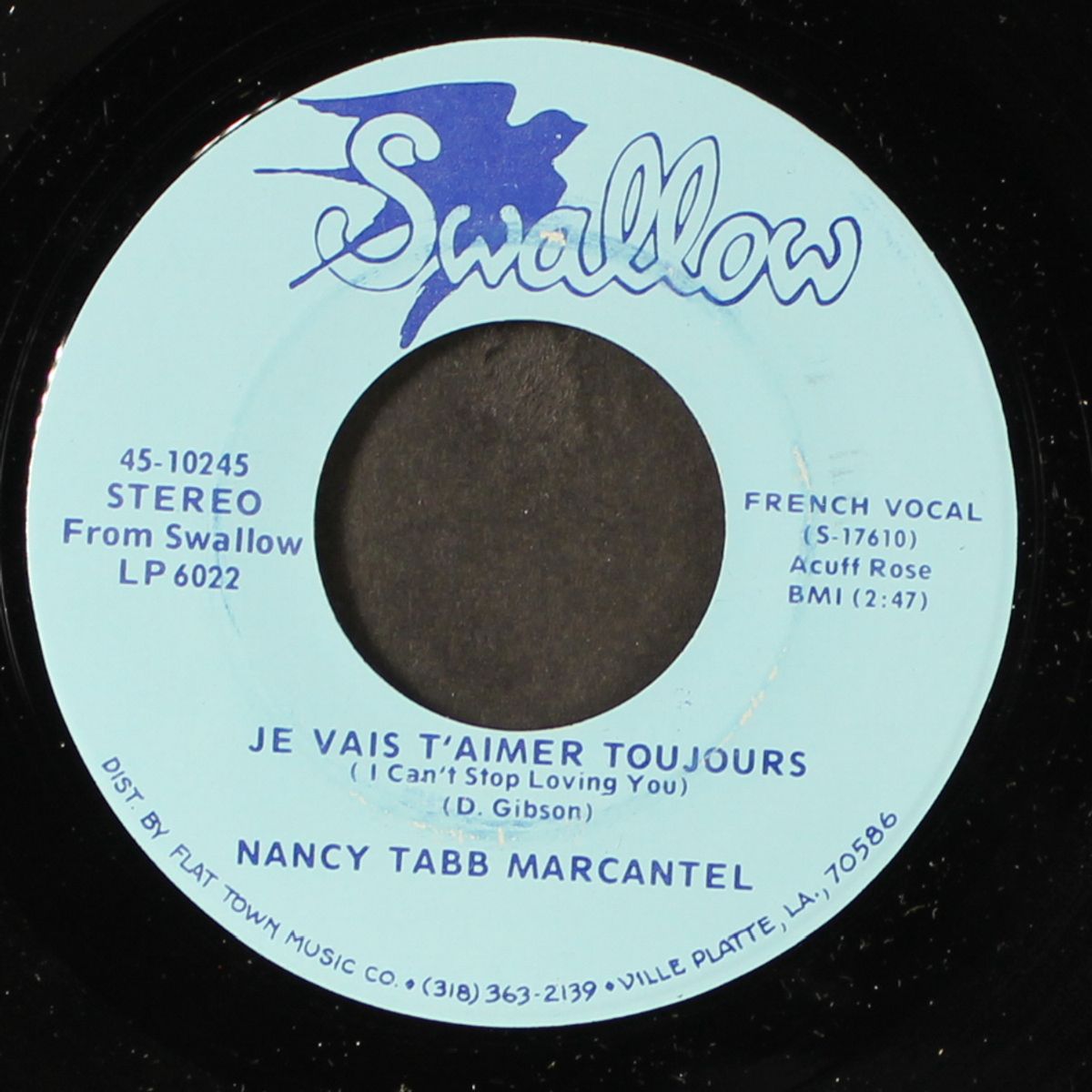 je vais t'aimer toujours / mon pays bleu by NANCY TABB MARCANTEL