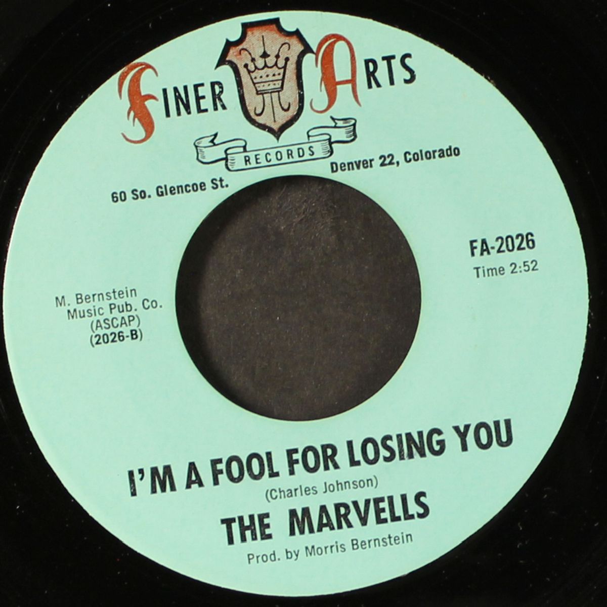 tomorrow / i'm a fool for losing yo by MARVELLS