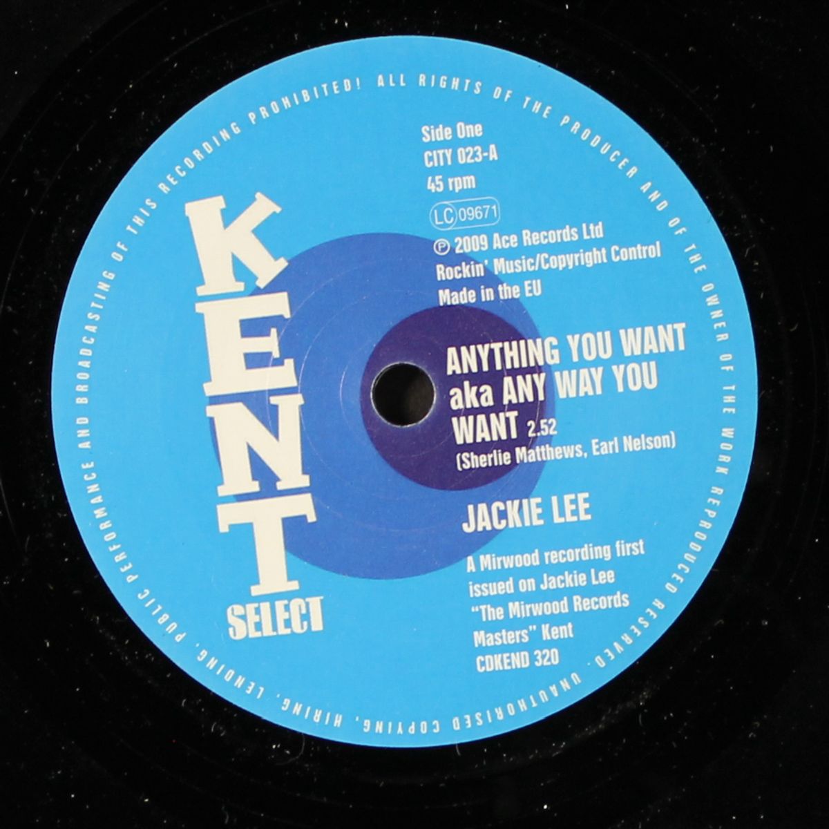 anything you want aka any way you want by JACKIE LEE