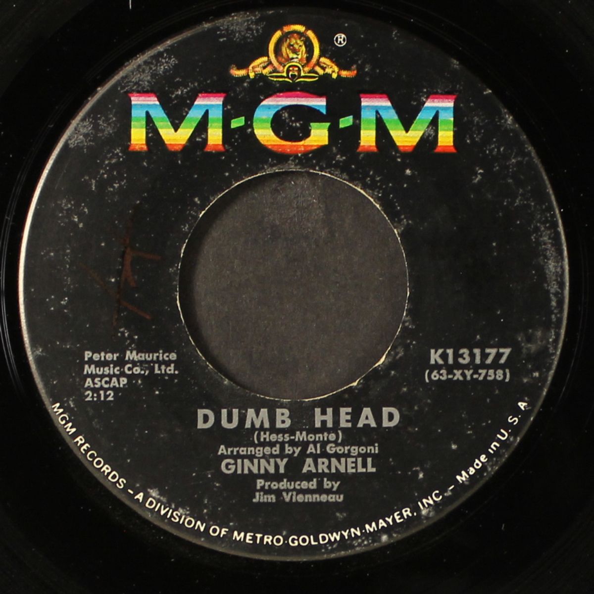 dumb head / how many times can one heart break by GINNY ARNELL