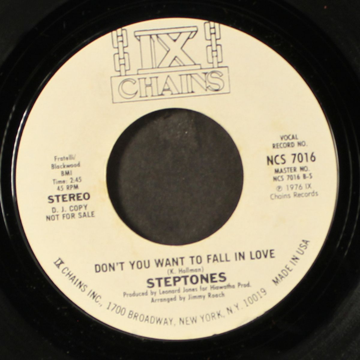 let the people talk / don't you want to fall in love by STEPTONES