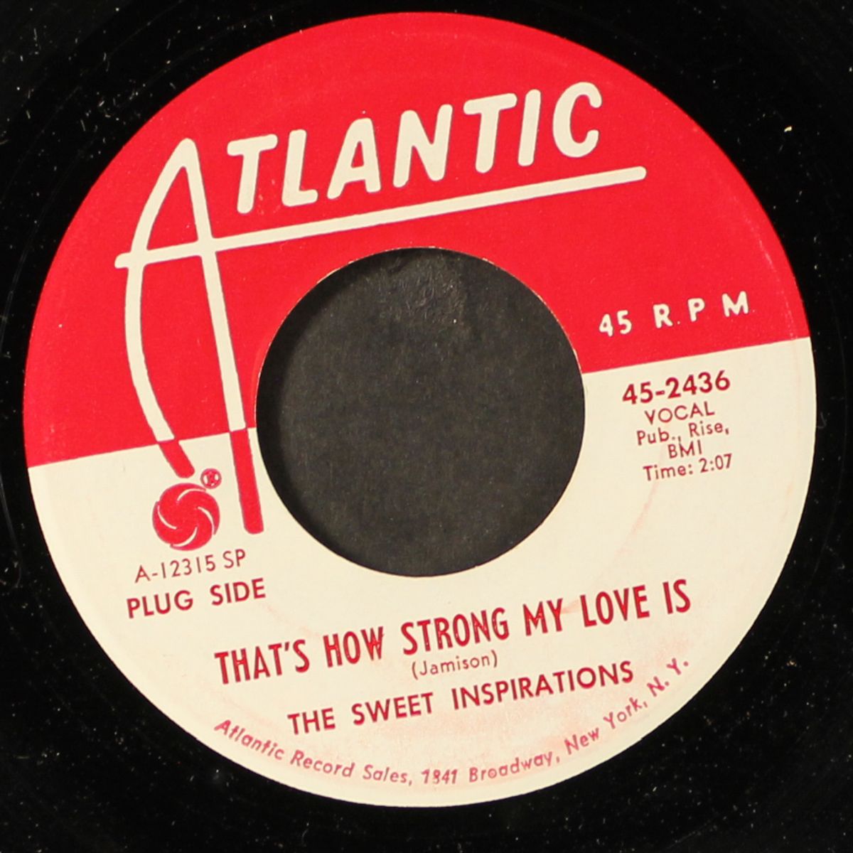 that's how strong my love is / i've been loving you too long by SWEET INSPIRATIONS
