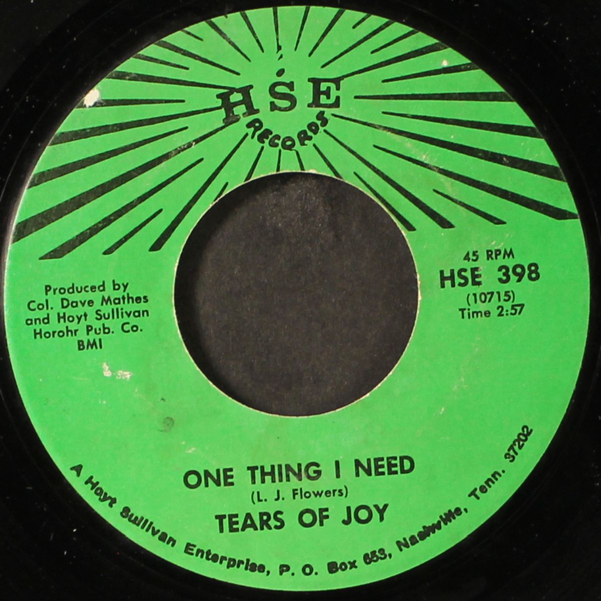 one thing i need / lost in sin by TEARS OF JOY