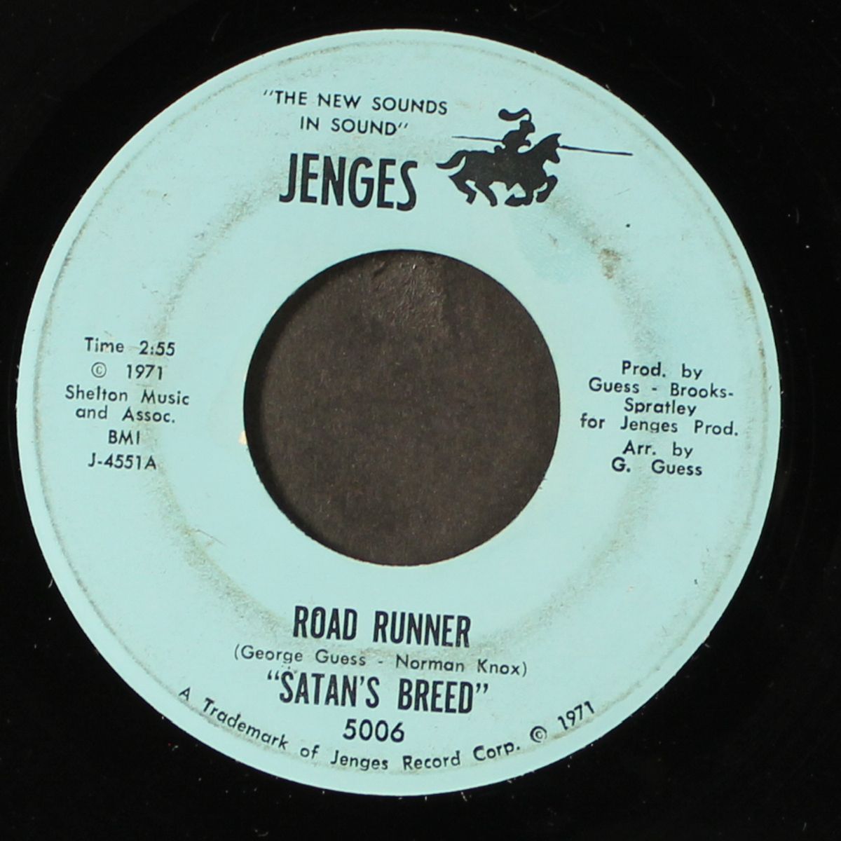 road runner / since you left me by SATAN'S BREED