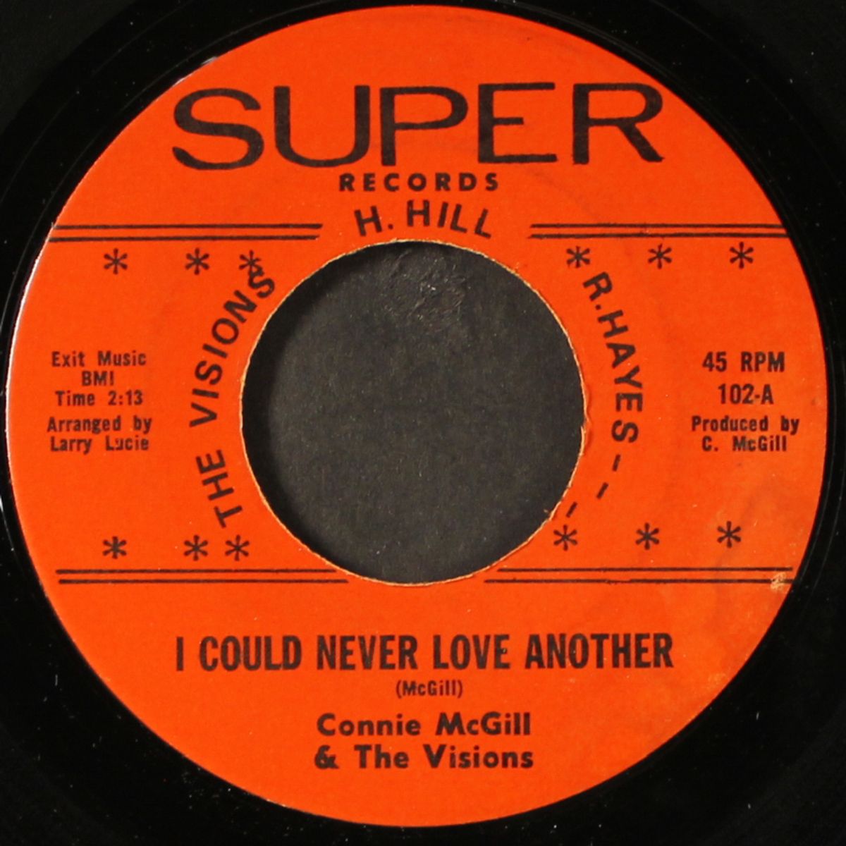 i could never love another / for that great day by CONNIE MCGILL & VISIONS