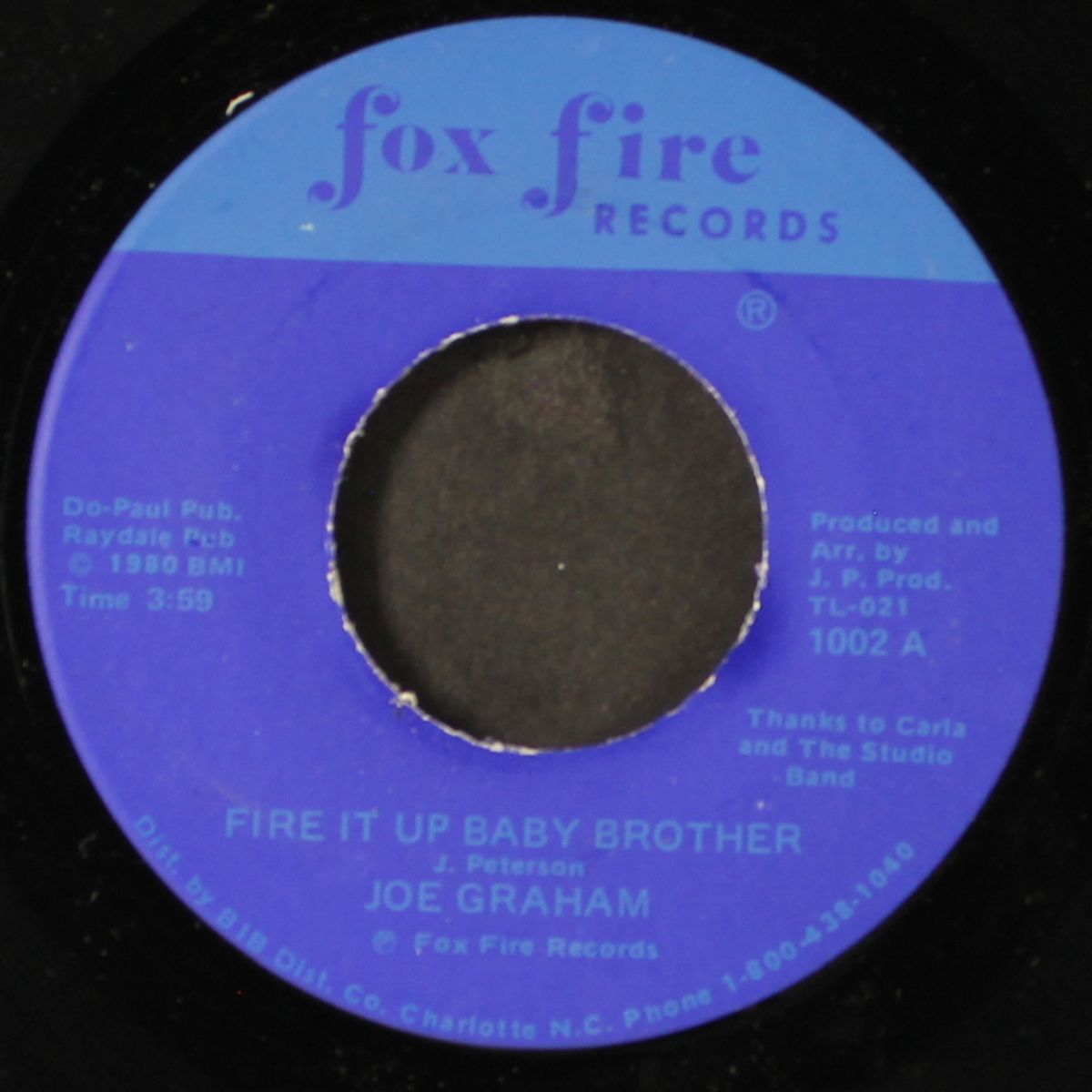 fire it up baby brother / same by JOE GRAHAM