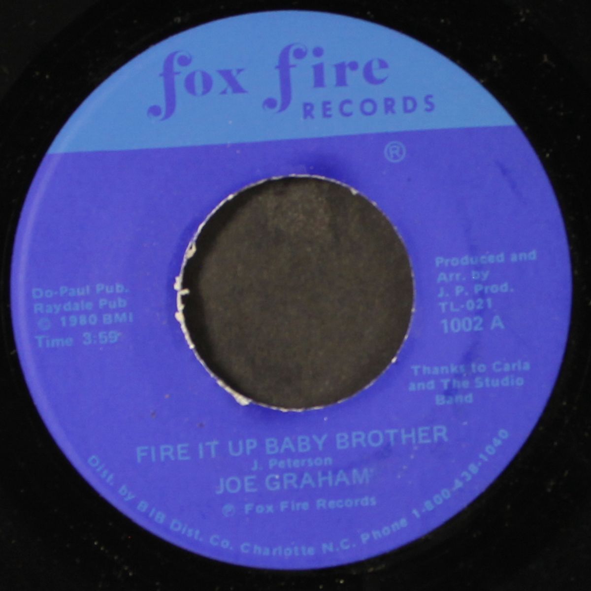 fire it up baby brother / same by JOE GRAHAM