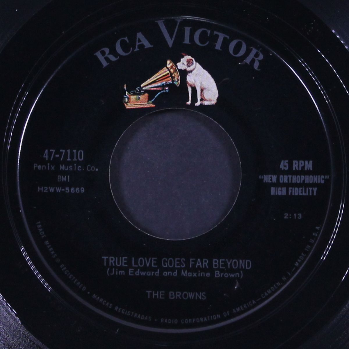 the man in the moon / true love goes far by BROWNS