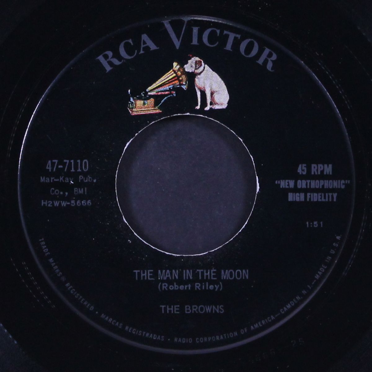 the man in the moon / true love goes far by BROWNS