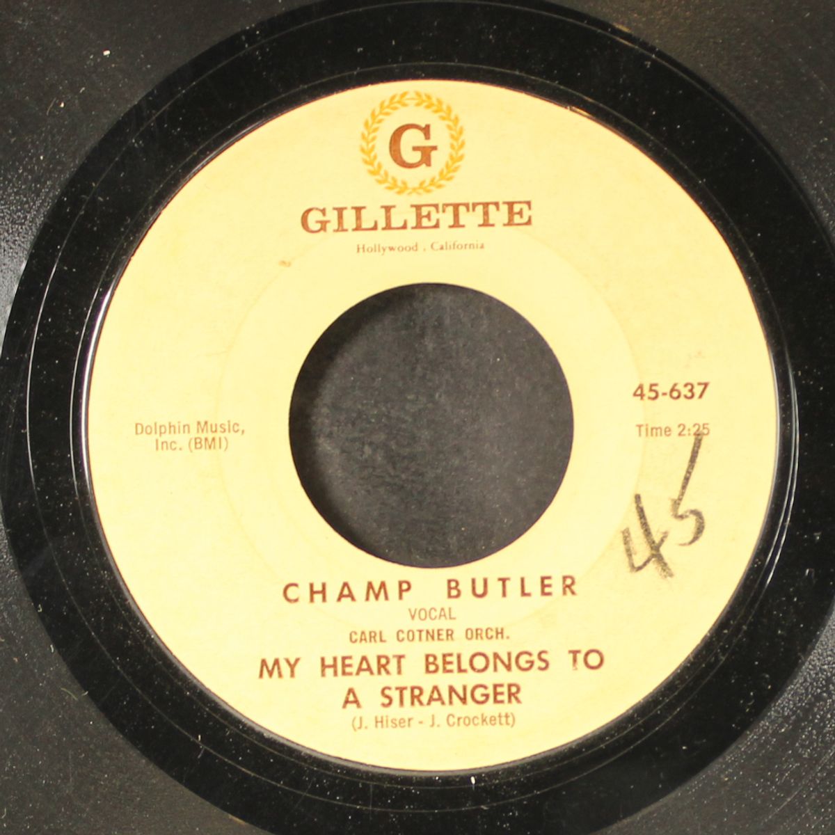 there's an ache in my heart / my heart belongs by CHAMP BUTLER