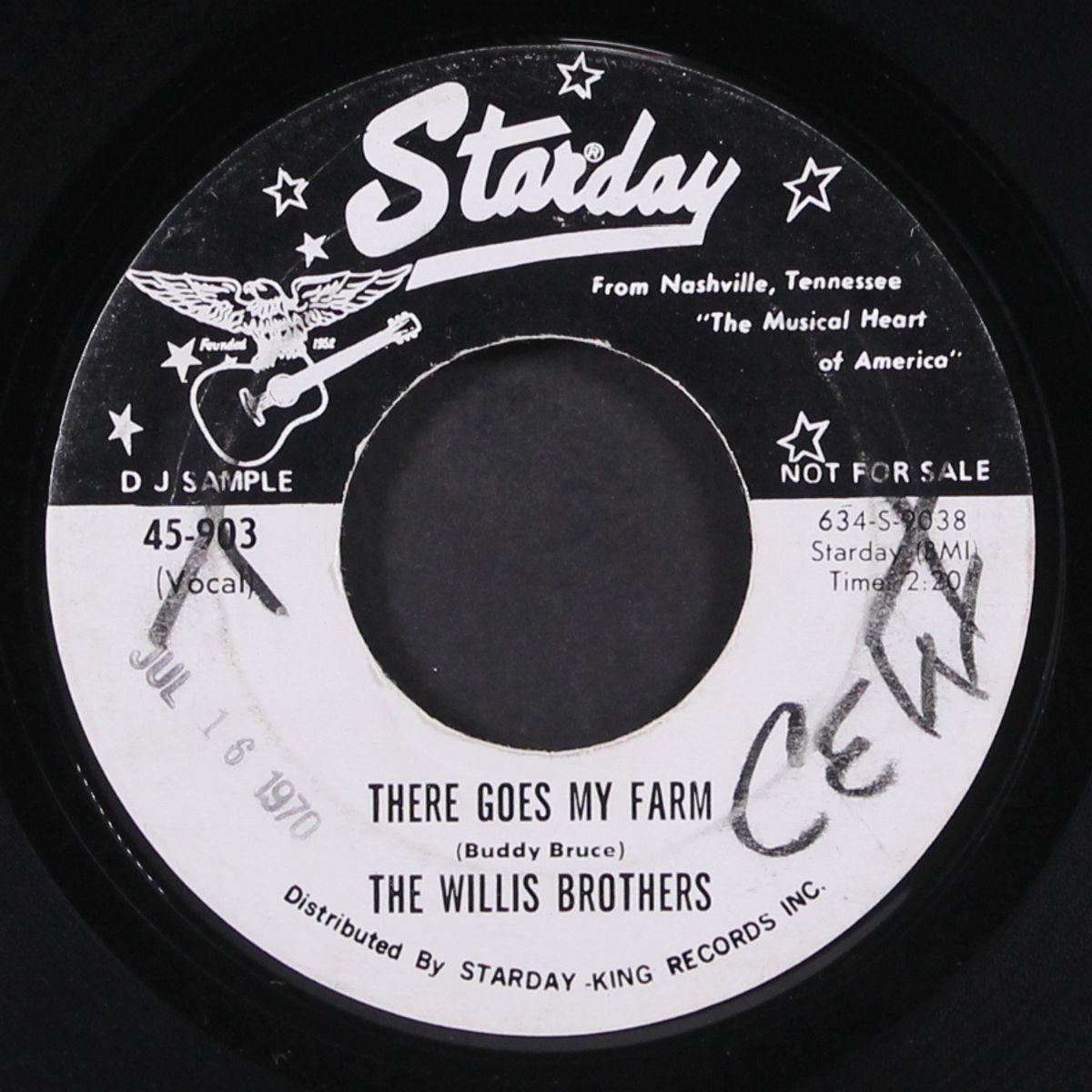 nashville's ace in the hole / there goes my farm by WILLIS BROTHERS
