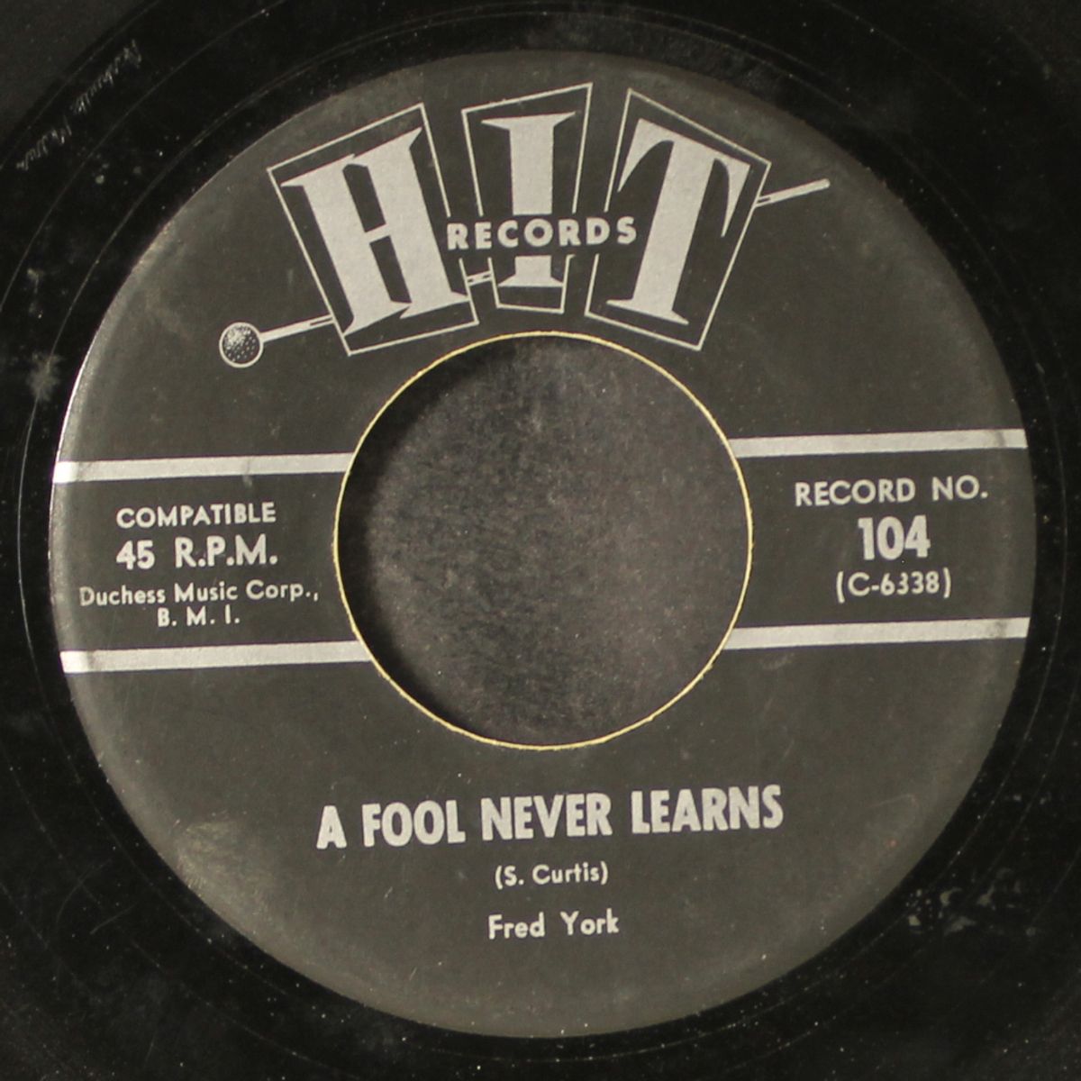 i want to hold your hand / a fool never learns by DOODLES / FRED YORK