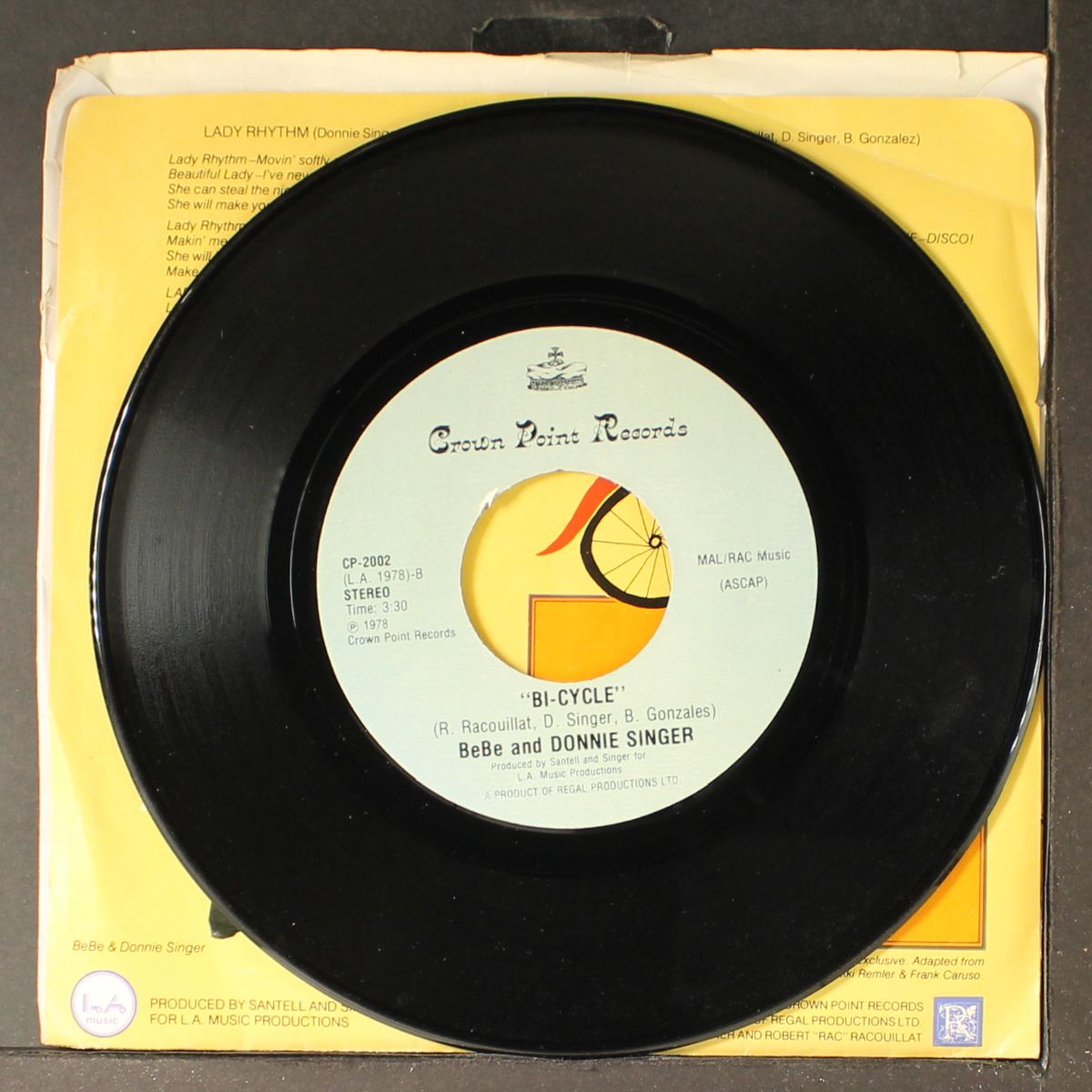 bi-cycle / lady rhythm by BEBE &AMP; DONNIE SINGER