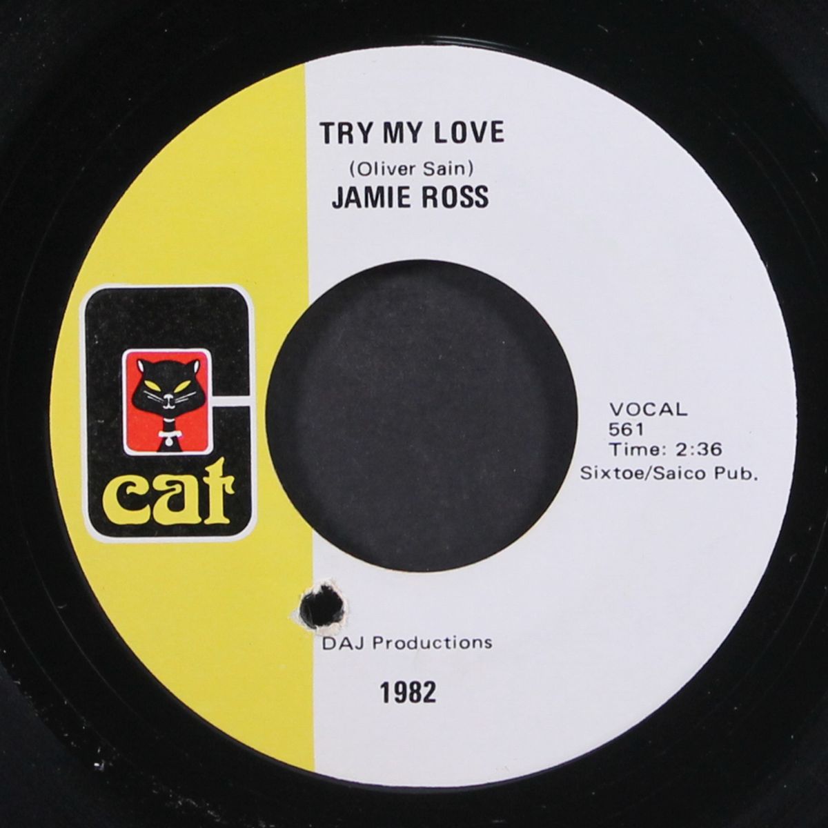 try my love / time will change the feelin by JAMIE ROSS