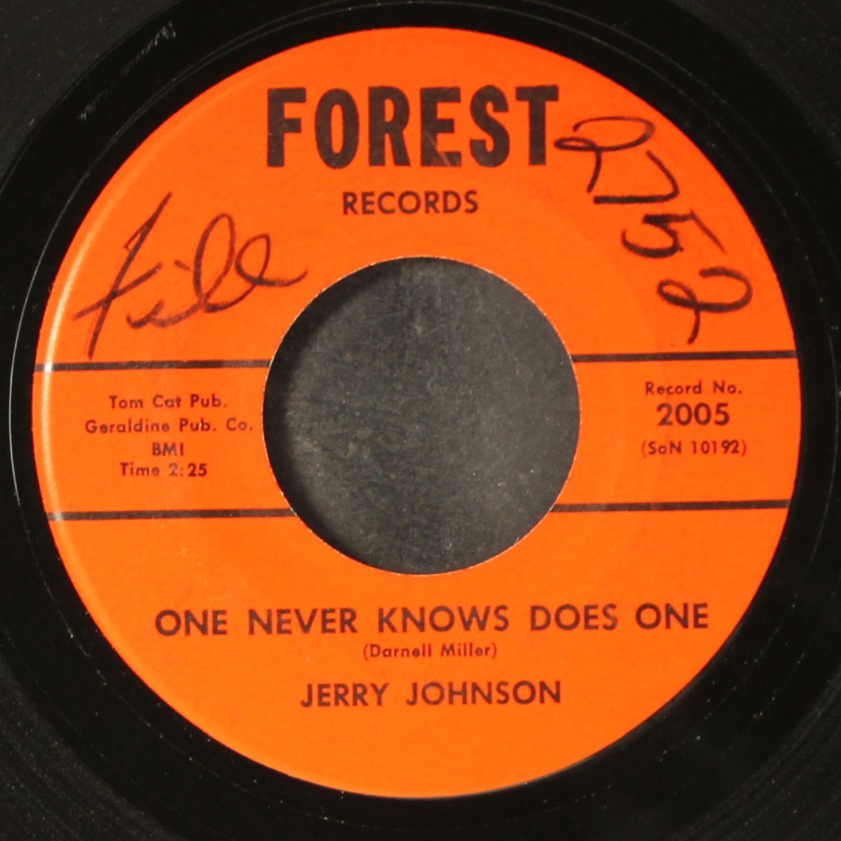 voice of my conscience / one never knows does one by JERRY JOHNSON