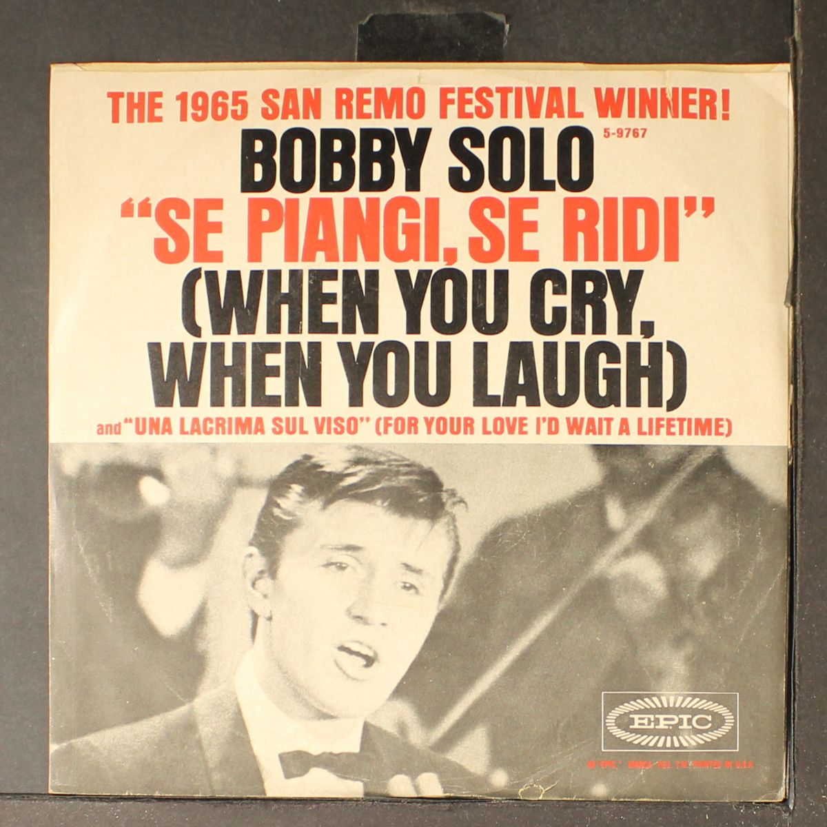 se piangi se ridi by BOBBY SOLO