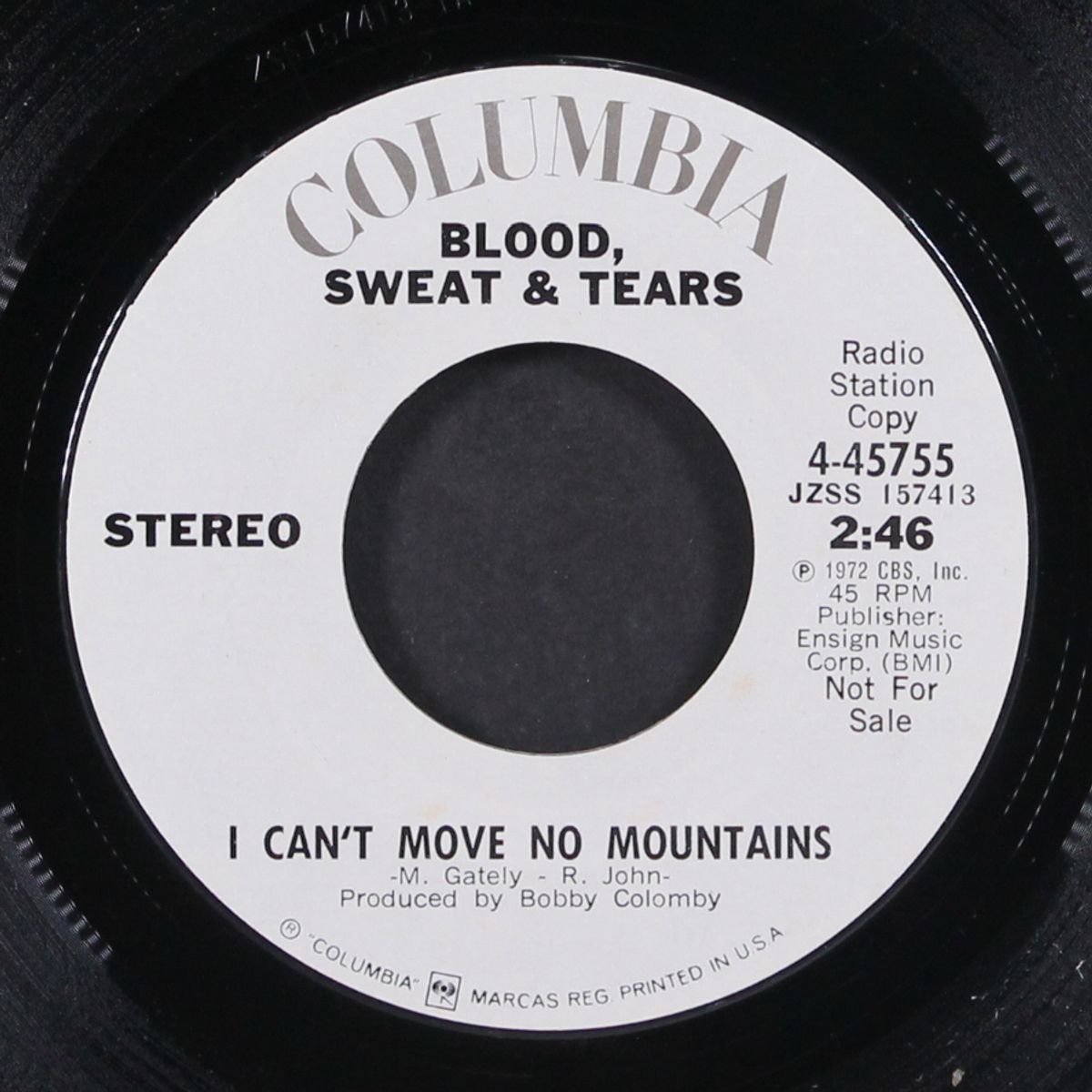 i can't move no mountains by BLOOD, SWEAT & TEARS
