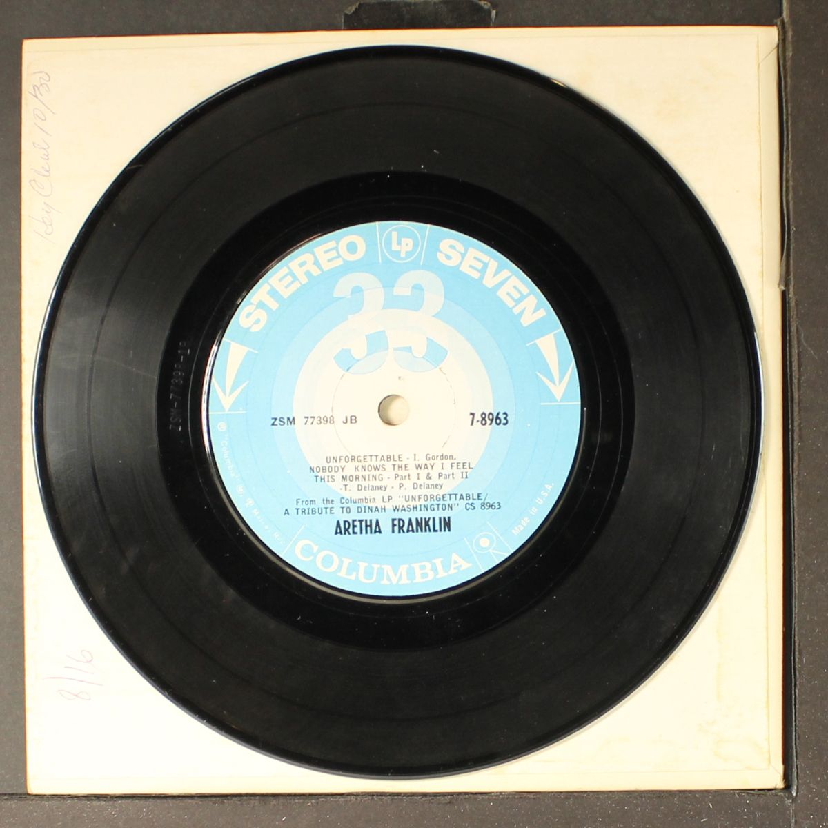 a tribute to dinah washington by ARETHA FRANKLIN