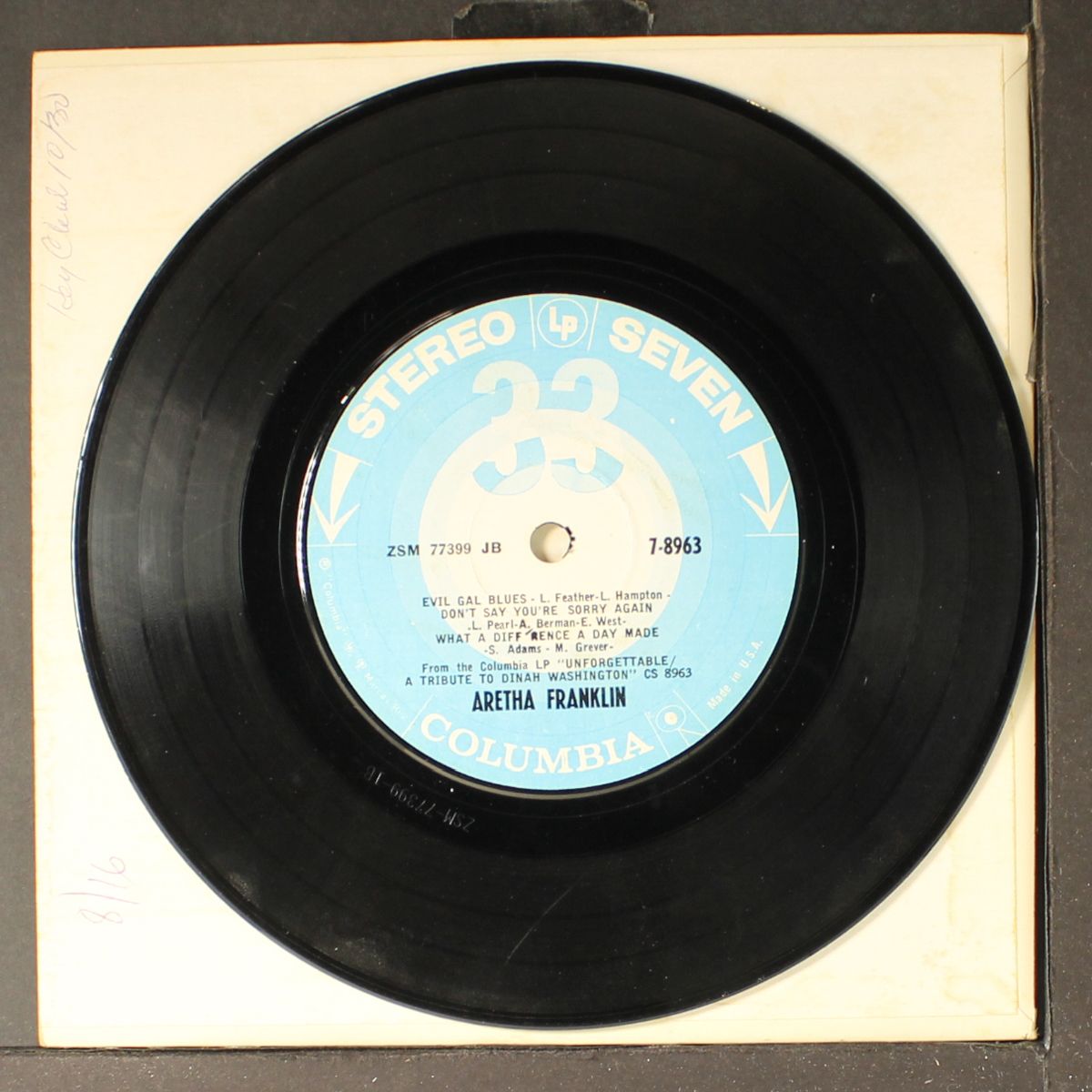 a tribute to dinah washington by ARETHA FRANKLIN