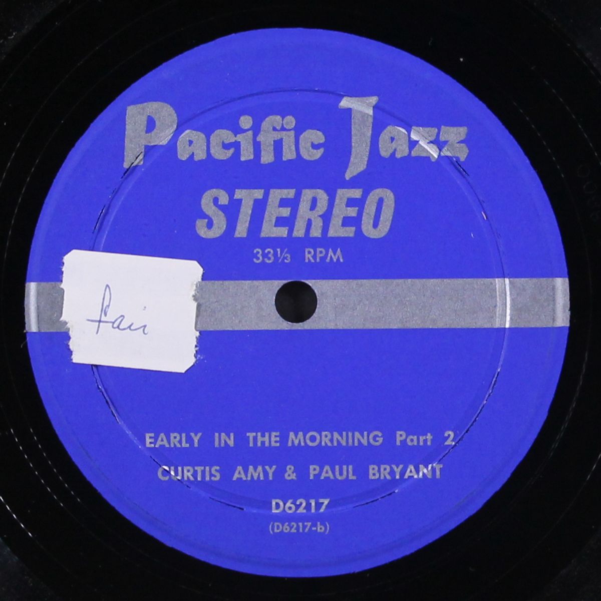early in the morning by CURTIS AMY & PAUL BRYANT