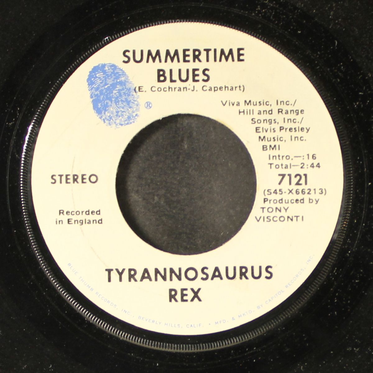 ride a white swan / summertime blues by TYRANNOSAURUS REX